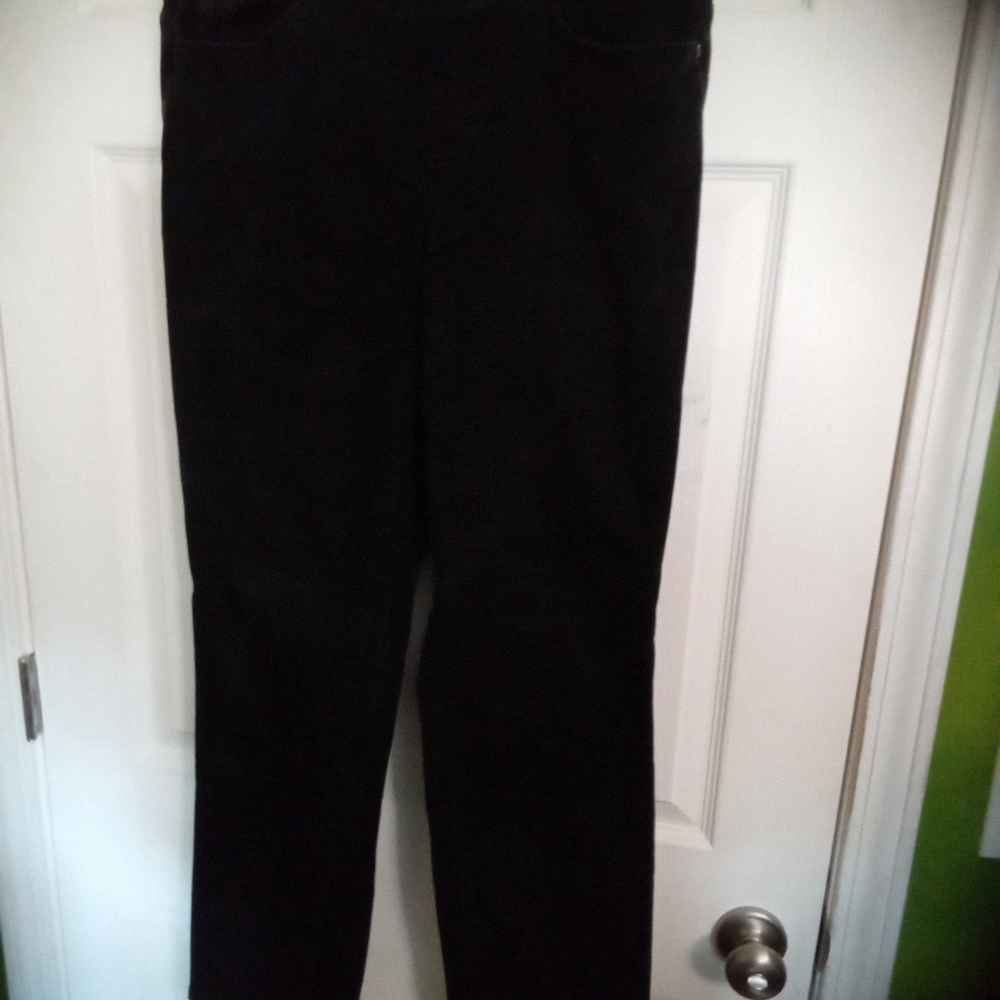 Westbound The Park Avenue Fit Plus Size 14R Black Straight Leg Dress Pants